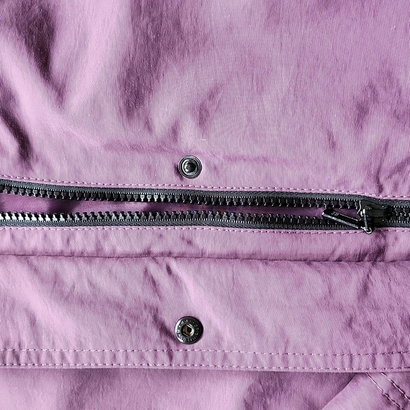 Eddie Bauer Women's Hooded Zippered Coat in Eggplant Size XL - Picture 5 of 11